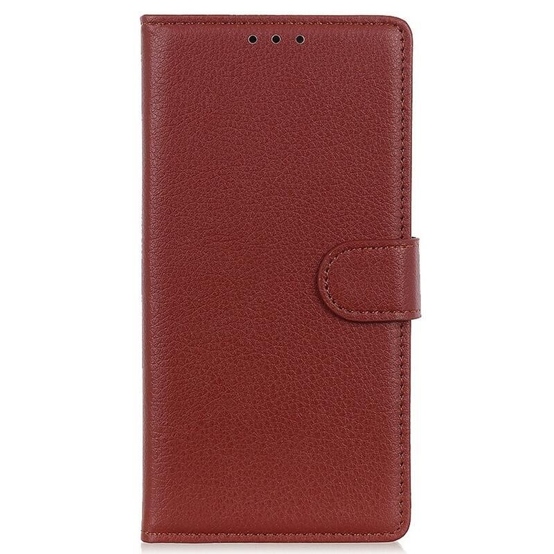 Case peněženkové pouzdro na mobil Nokia C21 Plus - hnědé