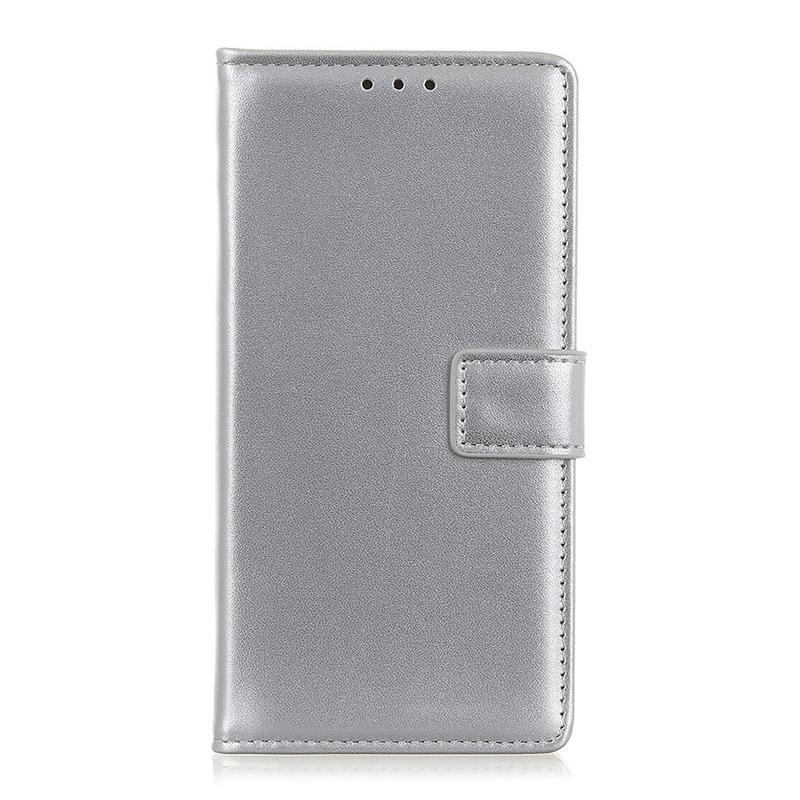 Case PU kožené peněženkové pouzdro na mobil Huawei P40 Pro - stříbrné