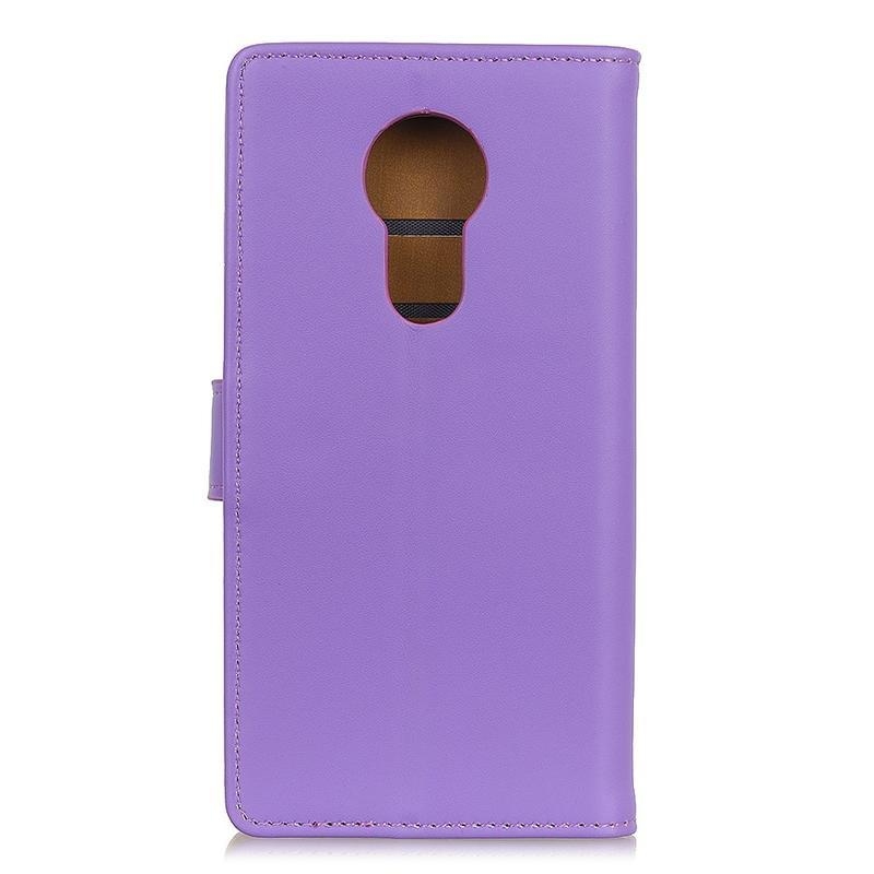 Case PU kožené peněženkové pouzdro na mobil Nokia 5.3 - fialové