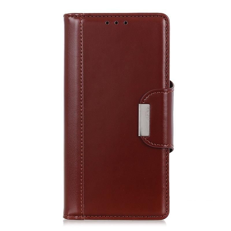Case PU kožené peněženkové pouzdro na mobil Xiaomi Redmi 9 - hnědé