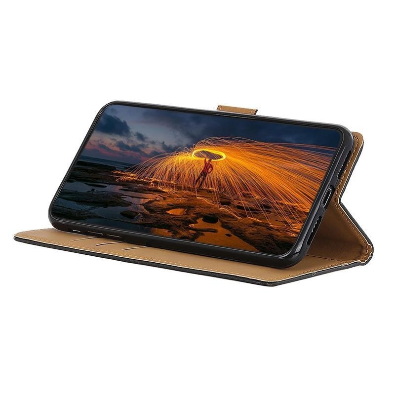 Case PU kožené peněženkové pouzdro na mobil Xiaomi Redmi Note 8T - černé