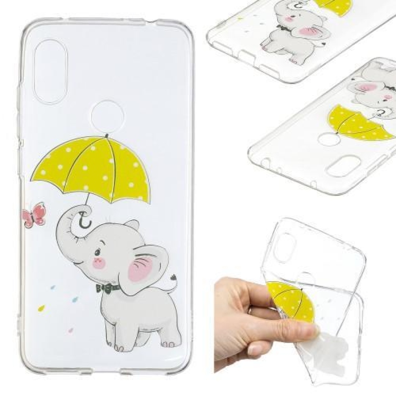 Case silikonový obal na mobil Xiaomi Redmi Note 6 Pro - slon