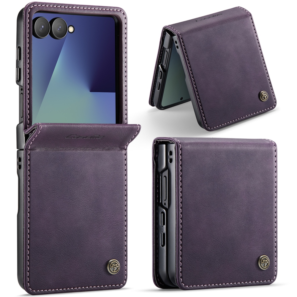 CASEME knížkové pouzdro na Samsung Galaxy Z Flip8 5G - fialové