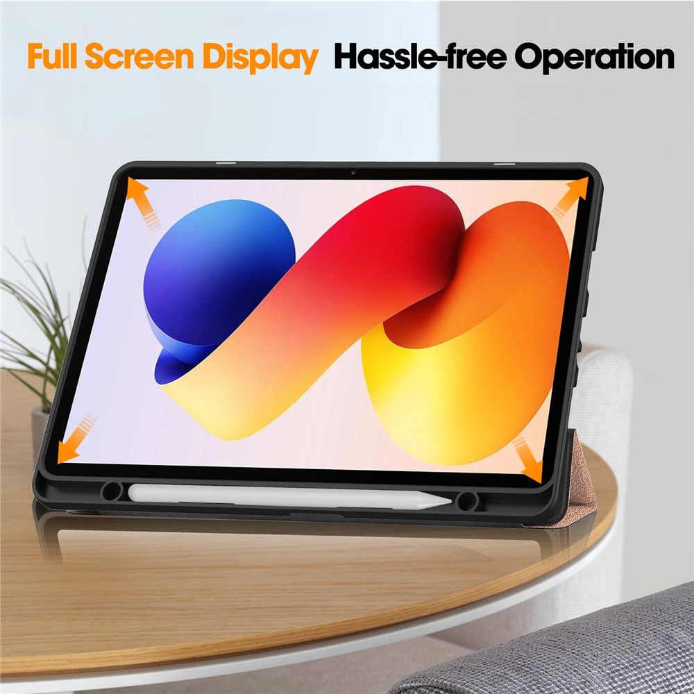 Cases chytré skládací pouzdro na Xiaomi Redmi Pad 2 Pro - růžovozlaté