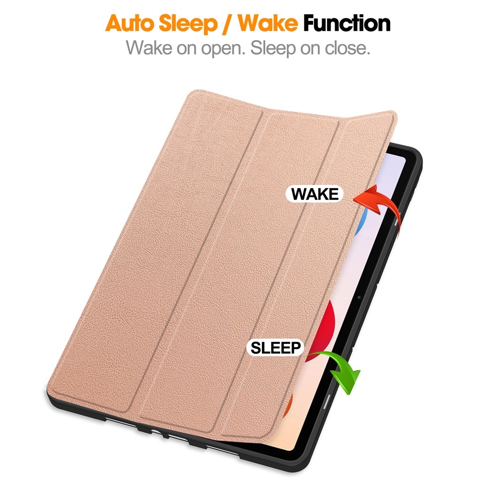 Cases chytré skládací pouzdro na Xiaomi Redmi Pad 2 Pro - růžovozlaté