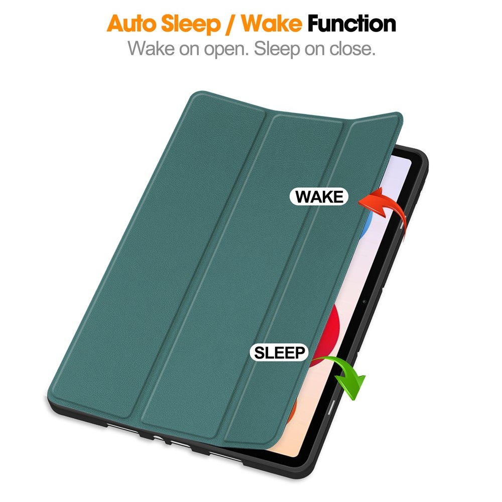Cases chytré skládací pouzdro na Xiaomi Redmi Pad 2 Pro - tmavězelené