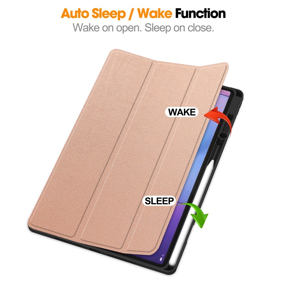 Cases chytré zavírací pouzdro na Lenovo Idea Tab Pro 13 2.Gen (TB-390FU) - růžovozlaté