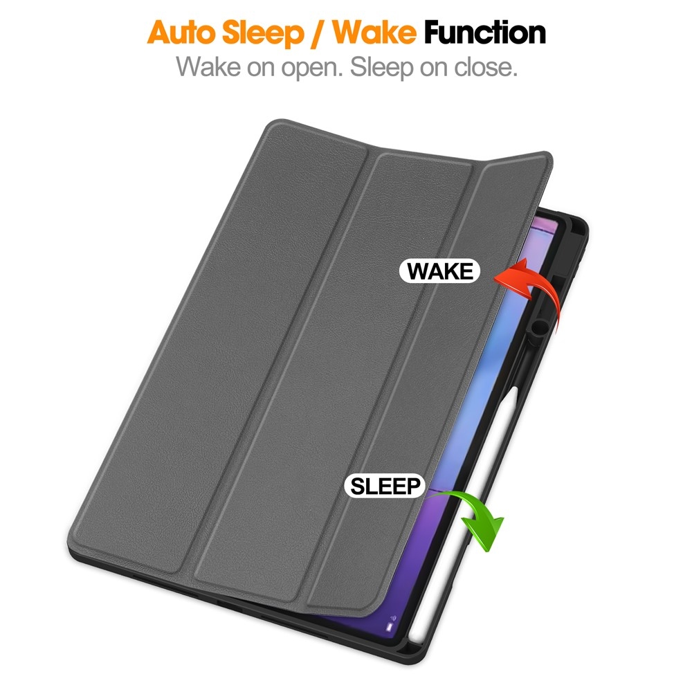 Cases chytré zavírací pouzdro na Lenovo Idea Tab Pro 13 2.Gen (TB-390FU) - šedé