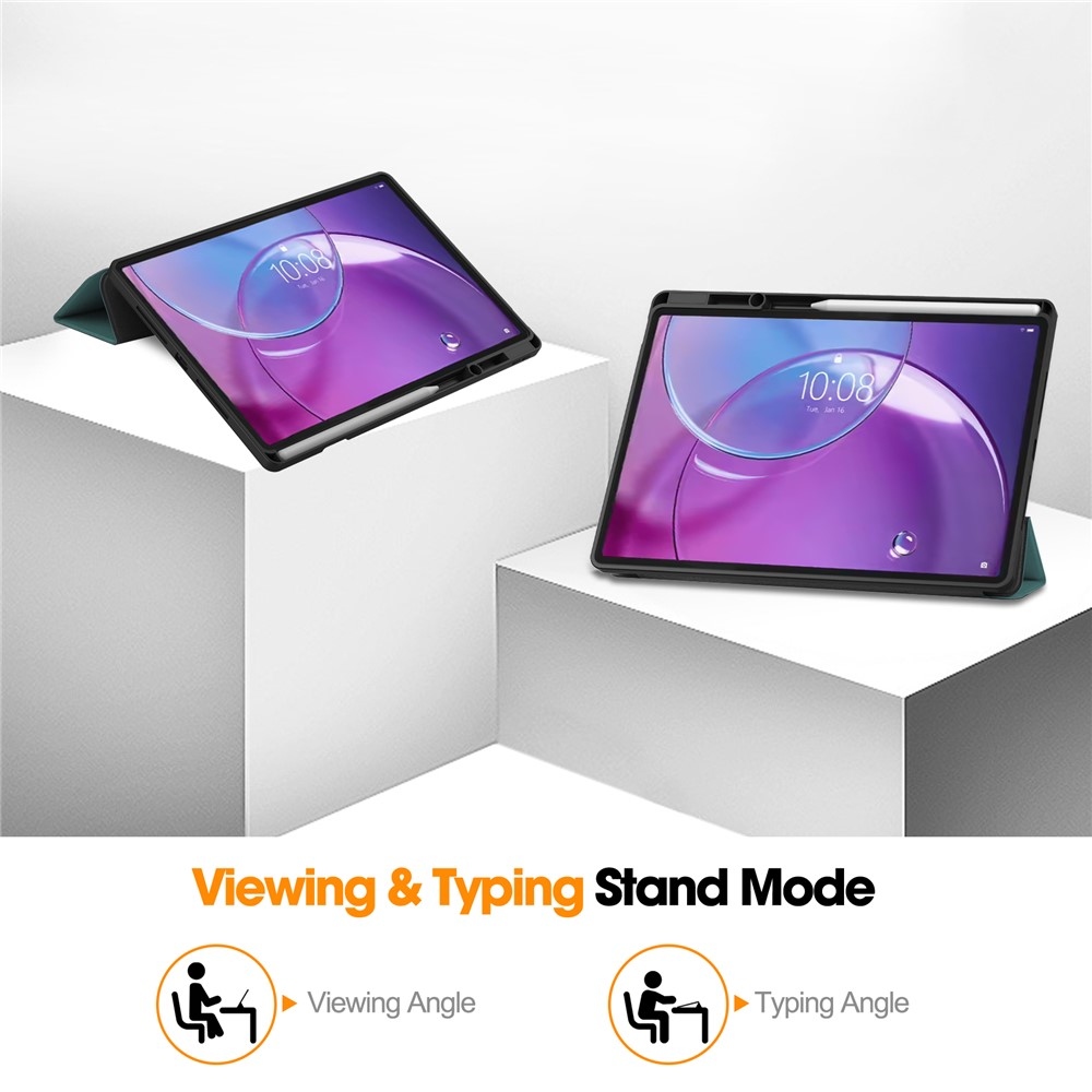 Cases chytré zavírací pouzdro na Lenovo Idea Tab Pro 13 2.Gen (TB-390FU) - zelené
