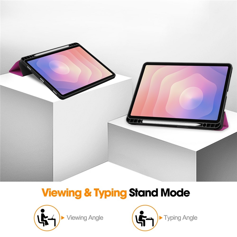 Cases chytré zavírací pouzdro na Samsung Galaxy Tab S11 - fialové