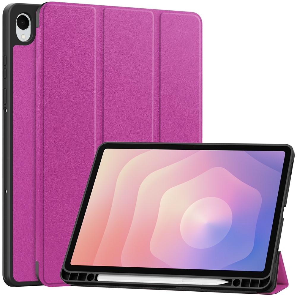 Cases chytré zavírací pouzdro na Samsung Galaxy Tab S11 - fialové