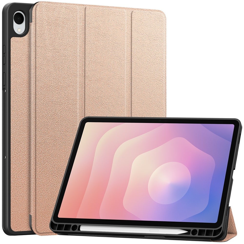 Cases chytré zavírací pouzdro na Samsung Galaxy Tab S11 - růžovozlaté