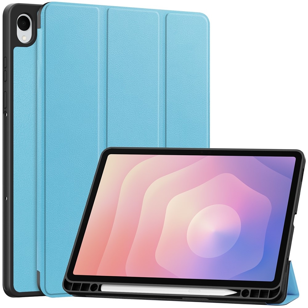 Cases chytré zavírací pouzdro na Samsung Galaxy Tab S11 - světlemodré