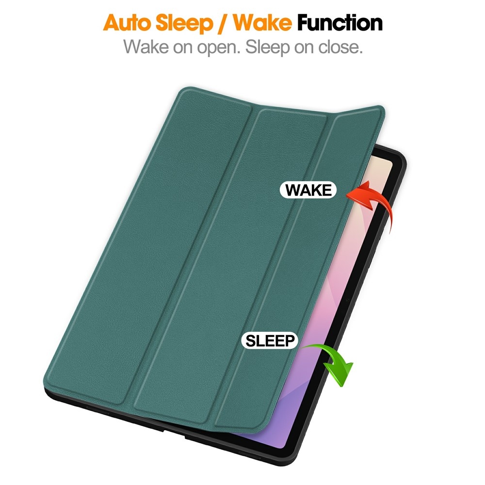 Cases chytré zavírací pouzdro na Samsung Galaxy Tab S11 - zelené