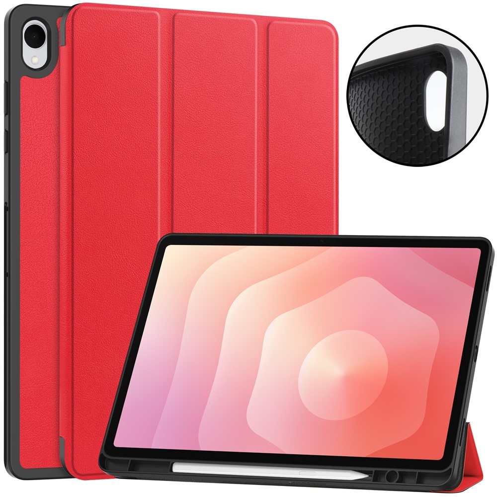 Cases chytré zavírací pouzdro na Samsung Galaxy Tab S12+ - červené