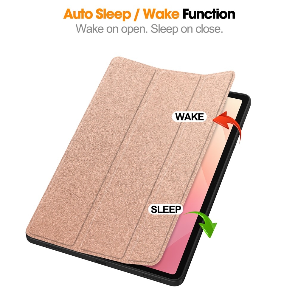 Cases chytré zavírací pouzdro na Samsung Galaxy Tab S12+ - růžovozlaté