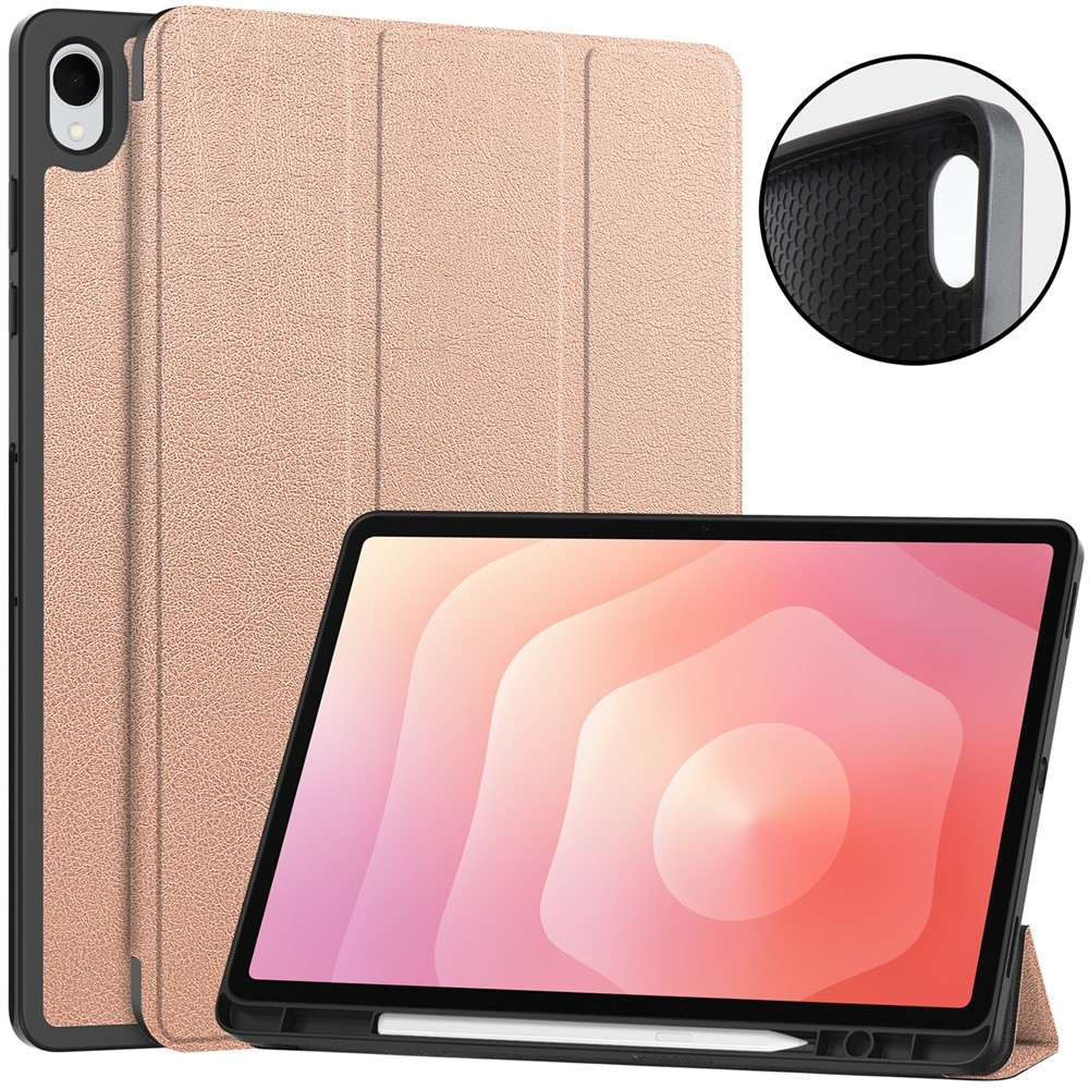 Cases chytré zavírací pouzdro na Samsung Galaxy Tab S12+ - růžovozlaté