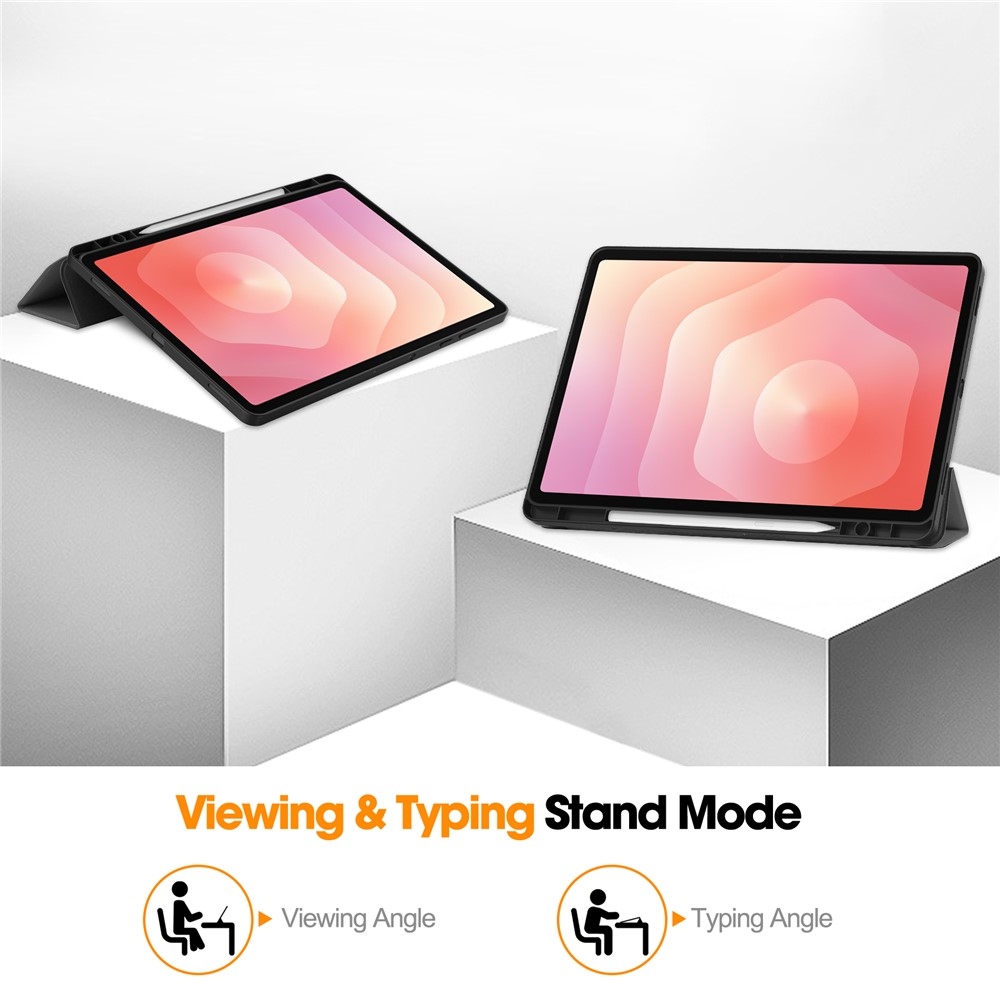 Cases chytré zavírací pouzdro na Samsung Galaxy Tab S12+ - šedé