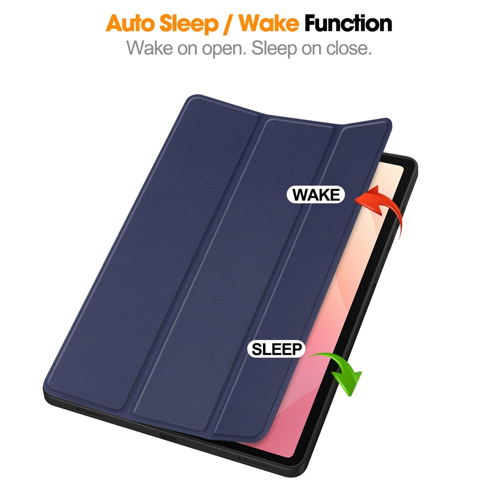 Cases chytré zavírací pouzdro na Samsung Galaxy Tab S12+ - tmavěmodré