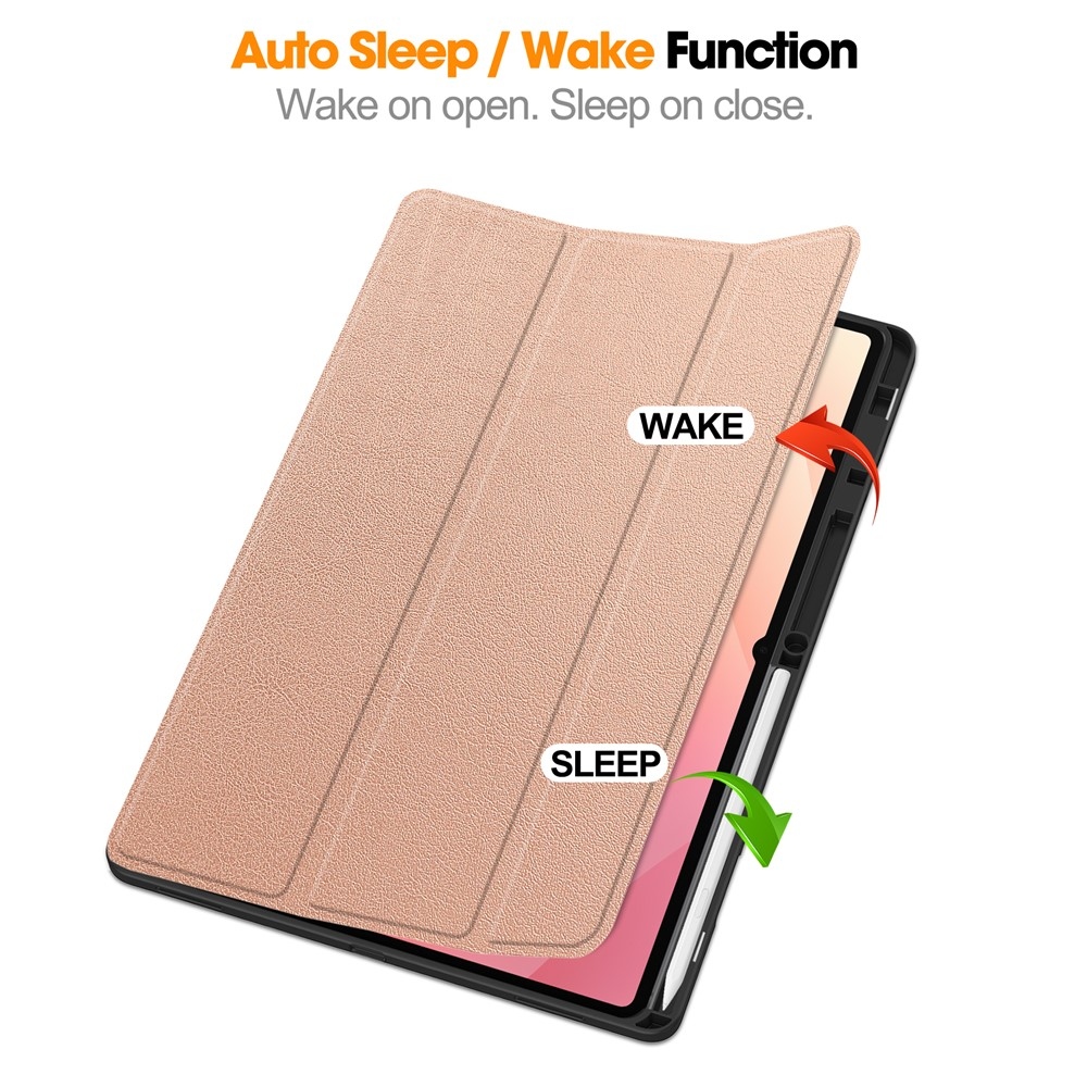 Cases chytré zavírací pouzdro na Samsung Galaxy Tab S12 Ultra - růžovozlaté