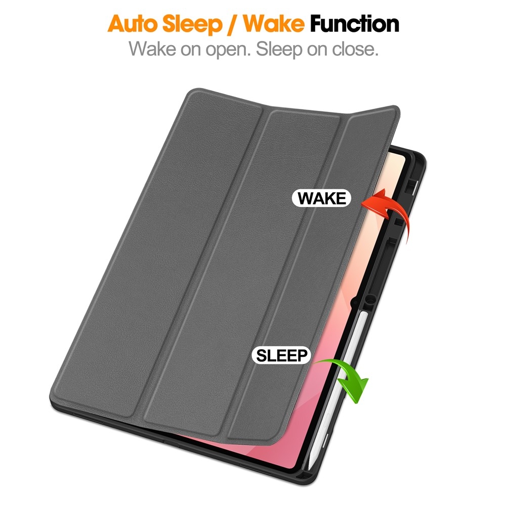 Cases chytré zavírací pouzdro na Samsung Galaxy Tab S12 Ultra - šedé