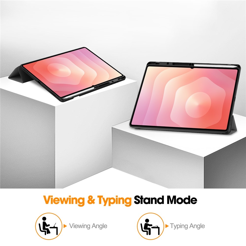 Cases chytré zavírací pouzdro na Samsung Galaxy Tab S12 Ultra - šedé