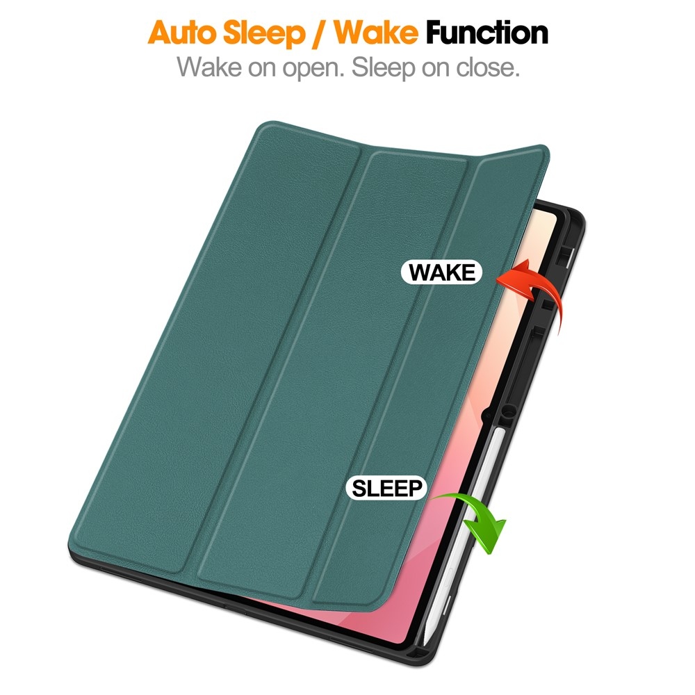 Cases chytré zavírací pouzdro na Samsung Galaxy Tab S12 Ultra - zelené