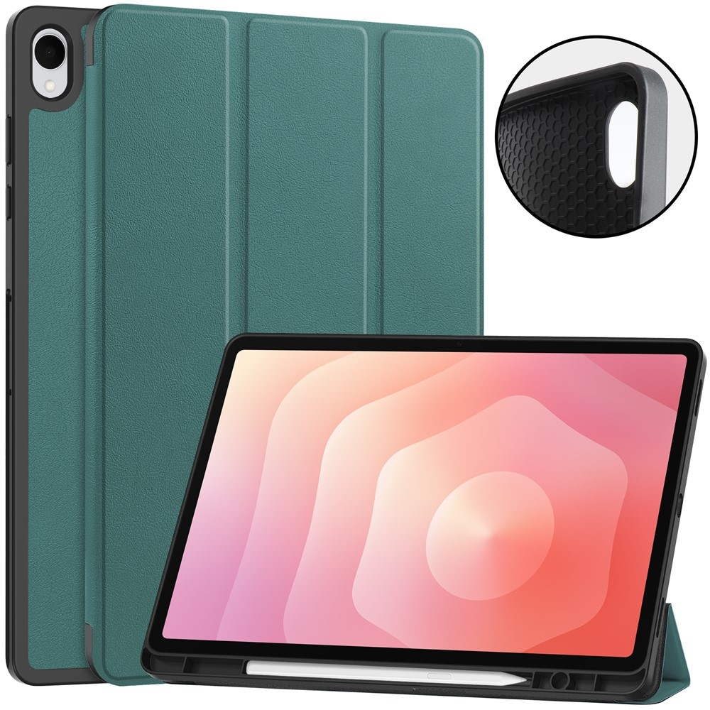 Cases chytré zavírací pouzdro na Samsung Galaxy Tab S12+ - zelené
