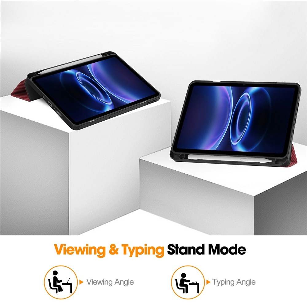 Cases chytré zavírací pouzdro na Xiaomi Redmi Pad 2 9.7 - červené