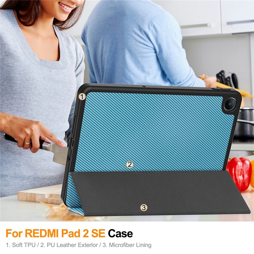 Cases chytré zavírací pouzdro na Xiaomi Redmi Pad 2 9.7 - světlemodré