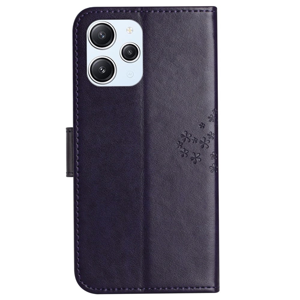 Tree knížkové pouzdro na Xiaomi Redmi 12 4G/5G - tmavěfialové