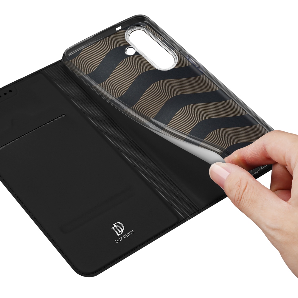DUX knížkové pouzdro na Samsung Galaxy S25 FE - černé