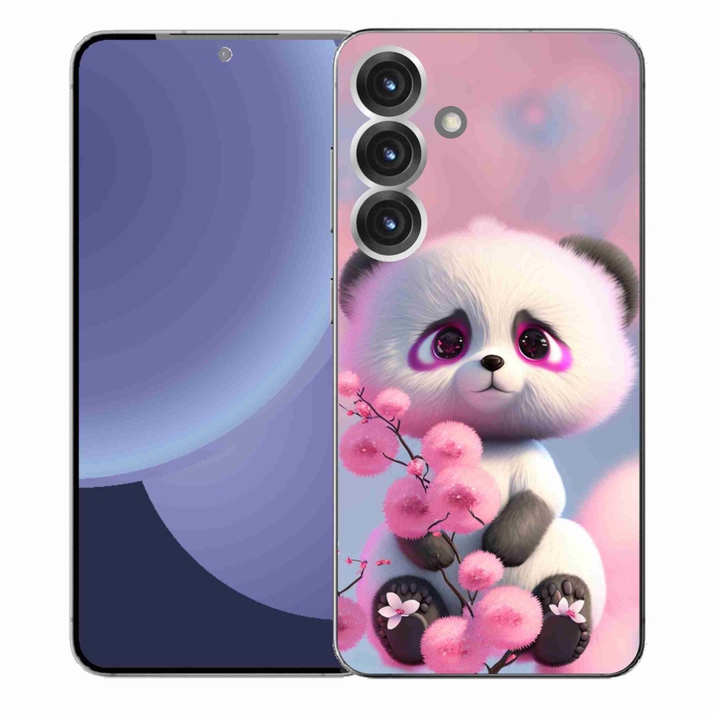 Gelový kryt mmCase na Samsung Galaxy S25+ - roztomilá panda 1