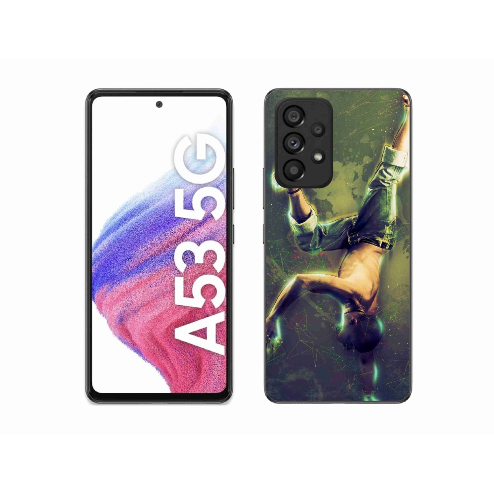 Gelový kryt mmCase na Samsung Galaxy A53 5G - breakdance