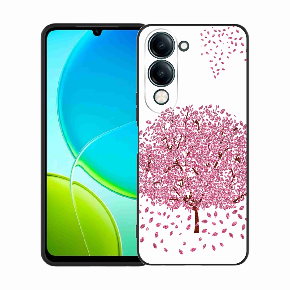 Gelový kryt mmCase na Vivo Y29s 5G - kreslený strom s listy