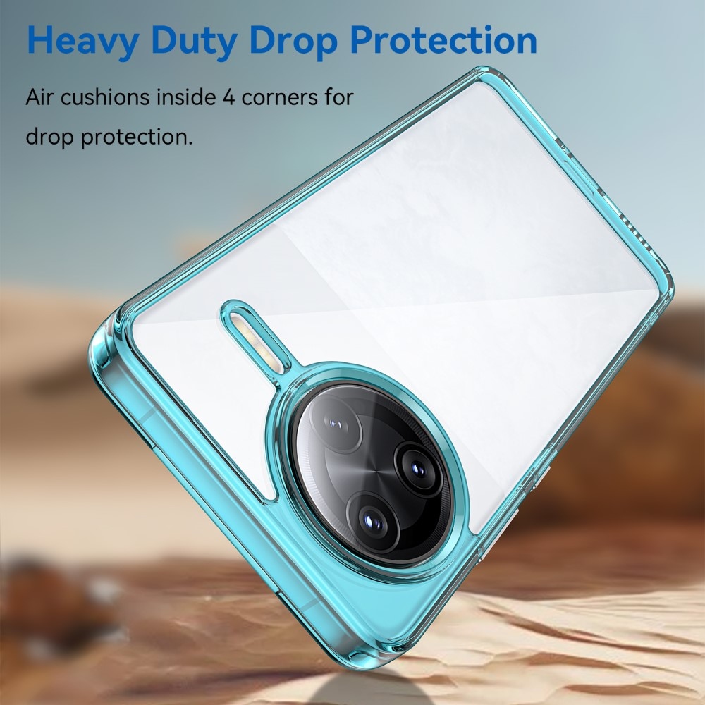 Gelový obal s pevnými zády na Xiaomi Poco F7 Ultra - světlemodrý