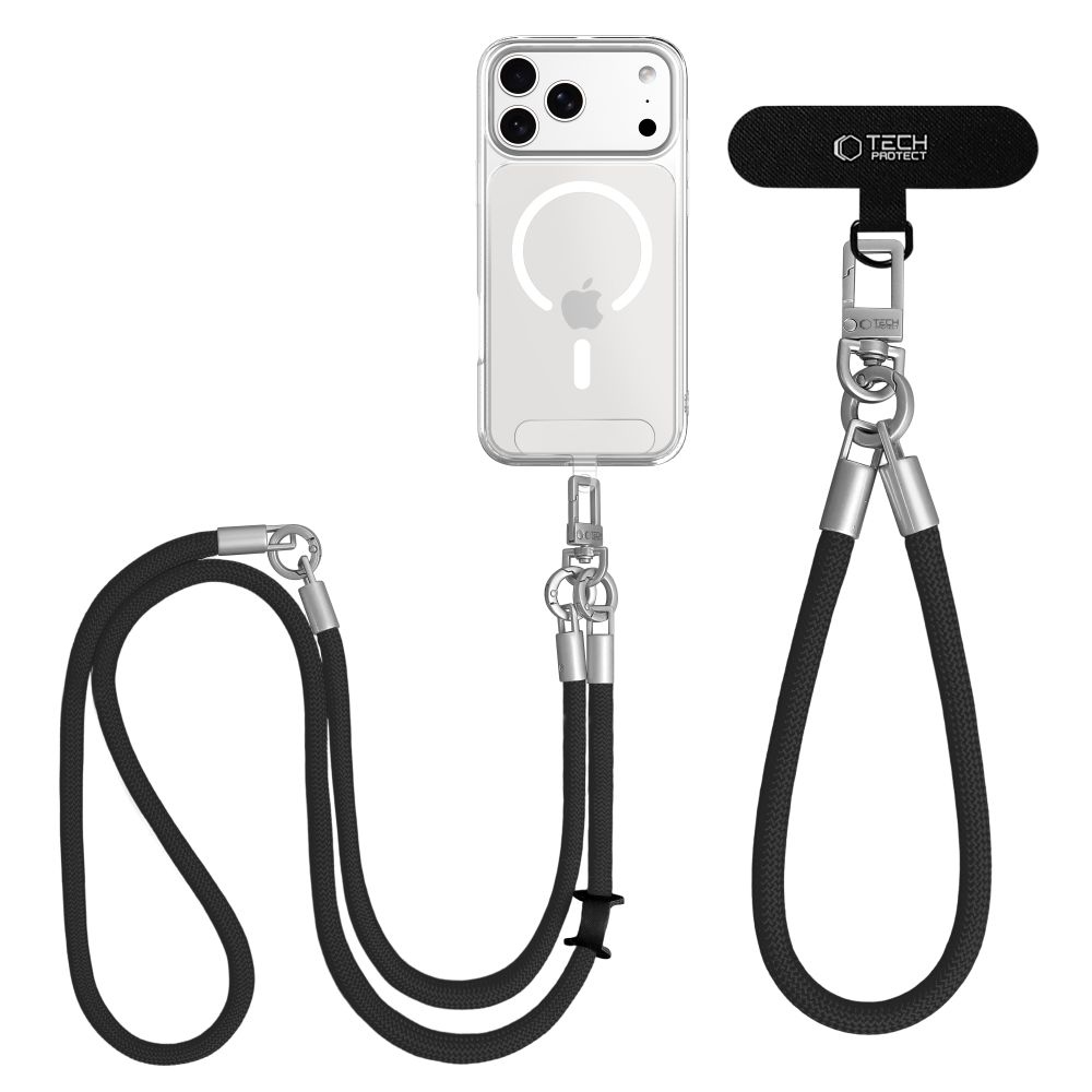 Tech-Protect C10S Rope Crossbody šňůrka na telefon s poutkem na zápěstí