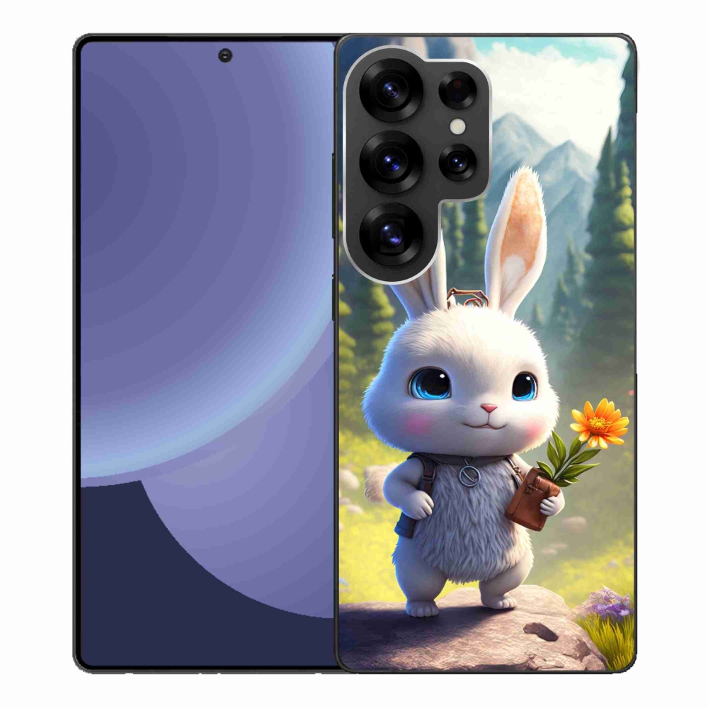 Gelový kryt mmCase na Samsung Galaxy S25 Ultra - roztomilý králíček