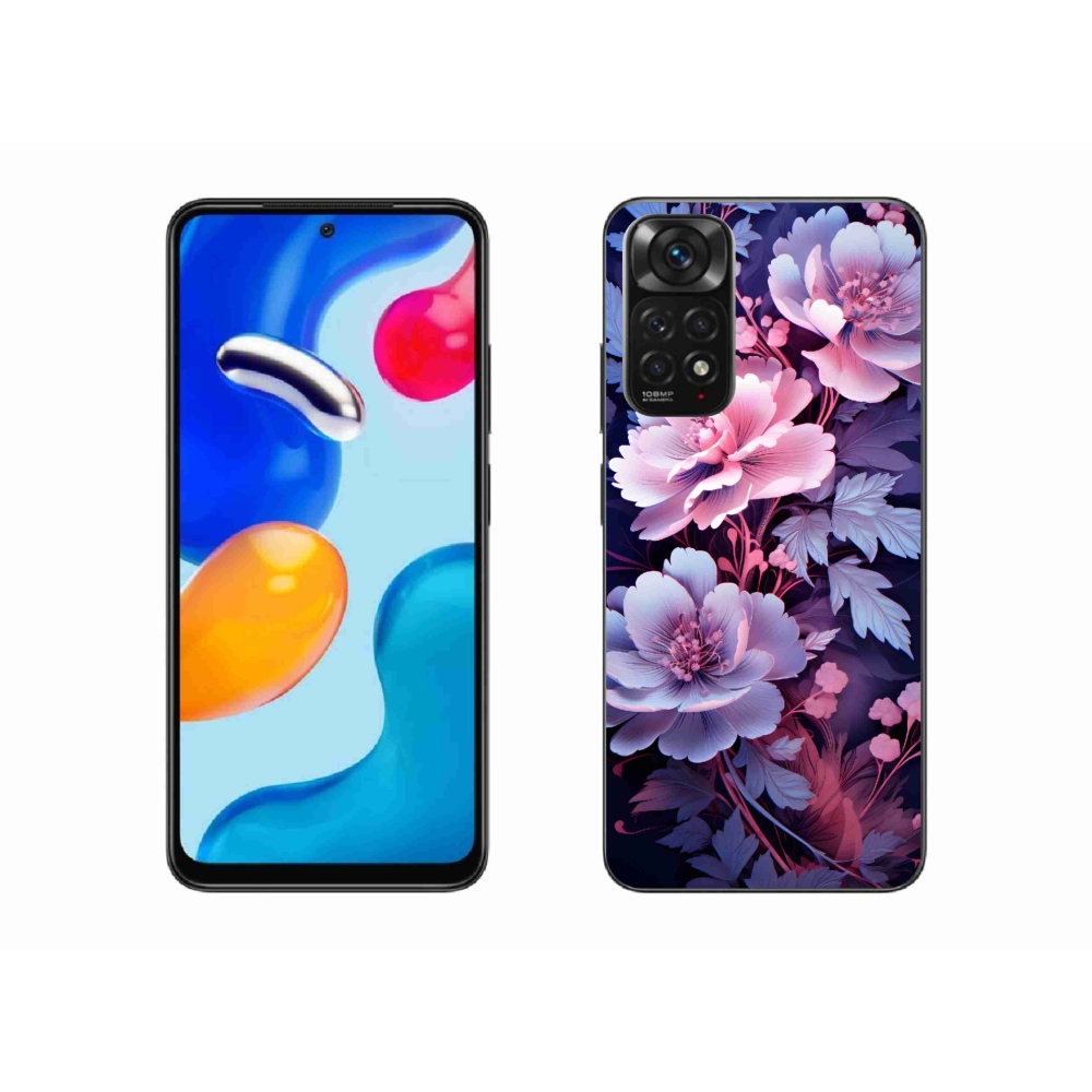 Gelový kryt mmCase na Xiaomi Redmi Note 11S 4G - květiny 11