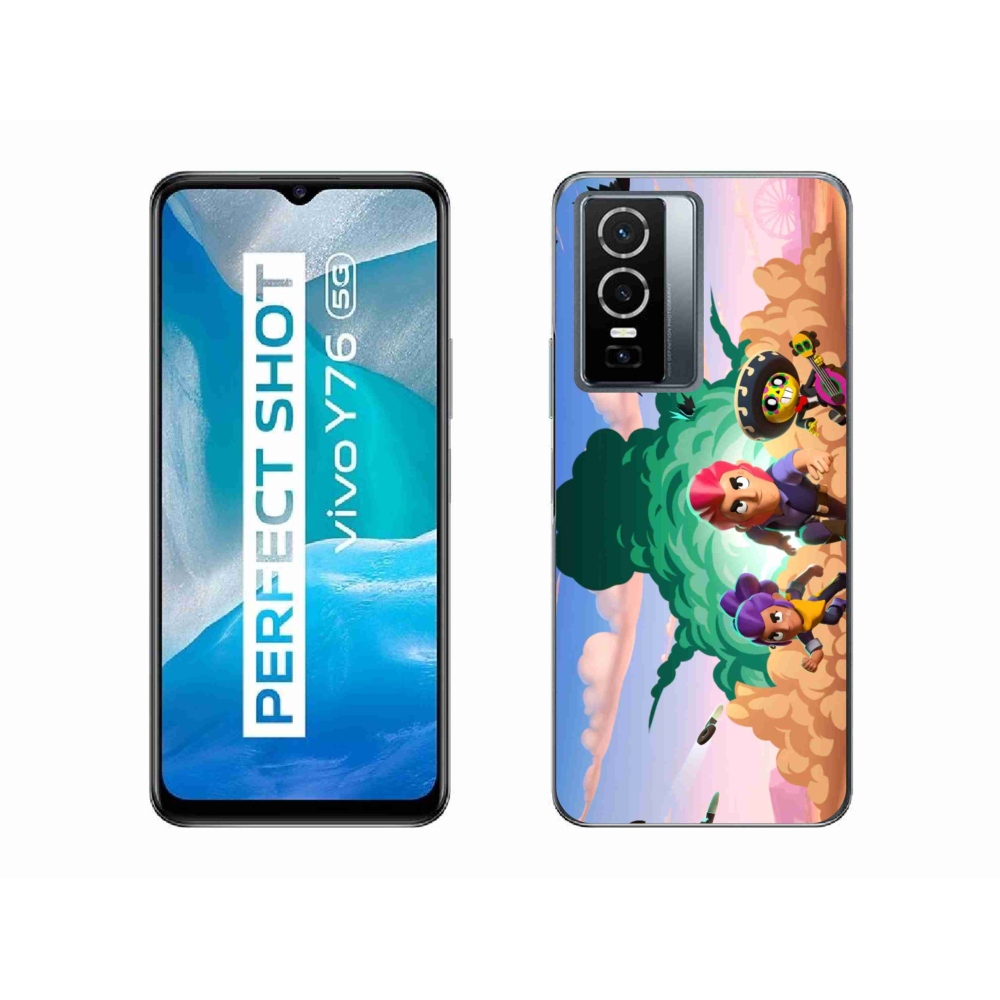 Gelový kryt mmCase na Vivo Y76 5G - brawl stars