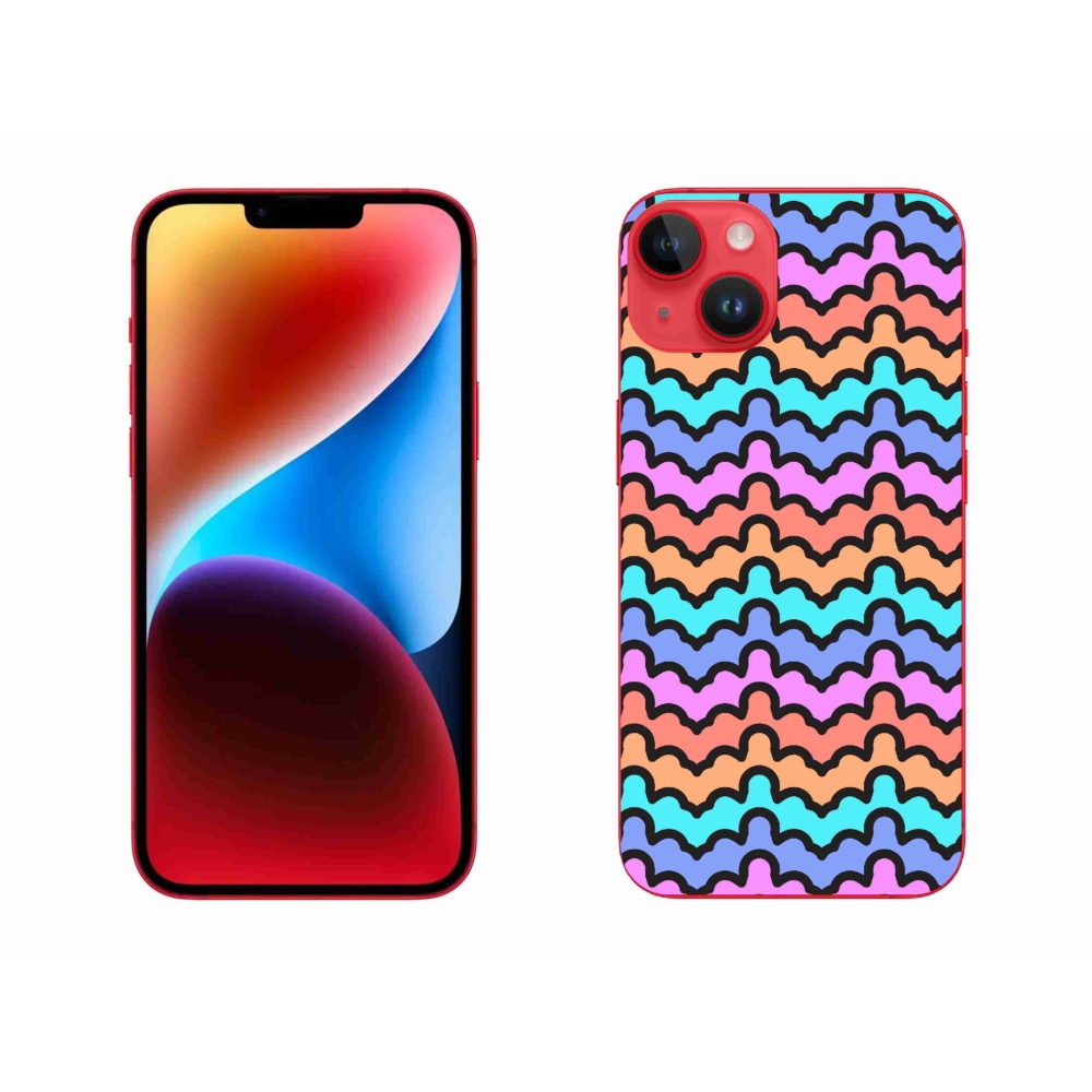Gelový kryt mmCase na iPhone 14 Plus - abstraktní motiv 30
