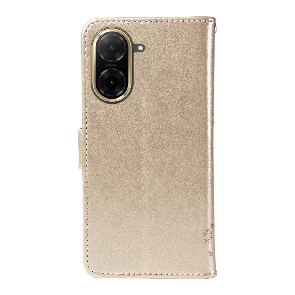 Trees knížkové pouzdro na Xiaomi Redmi A5 (171.7x77.8x8.3mm) - zlaté