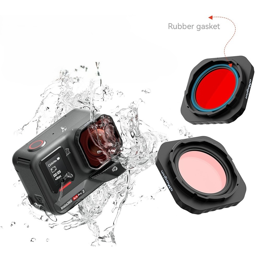 AMAGISN fialový potápěčský filtr pro Insta360 Ace Pro 2