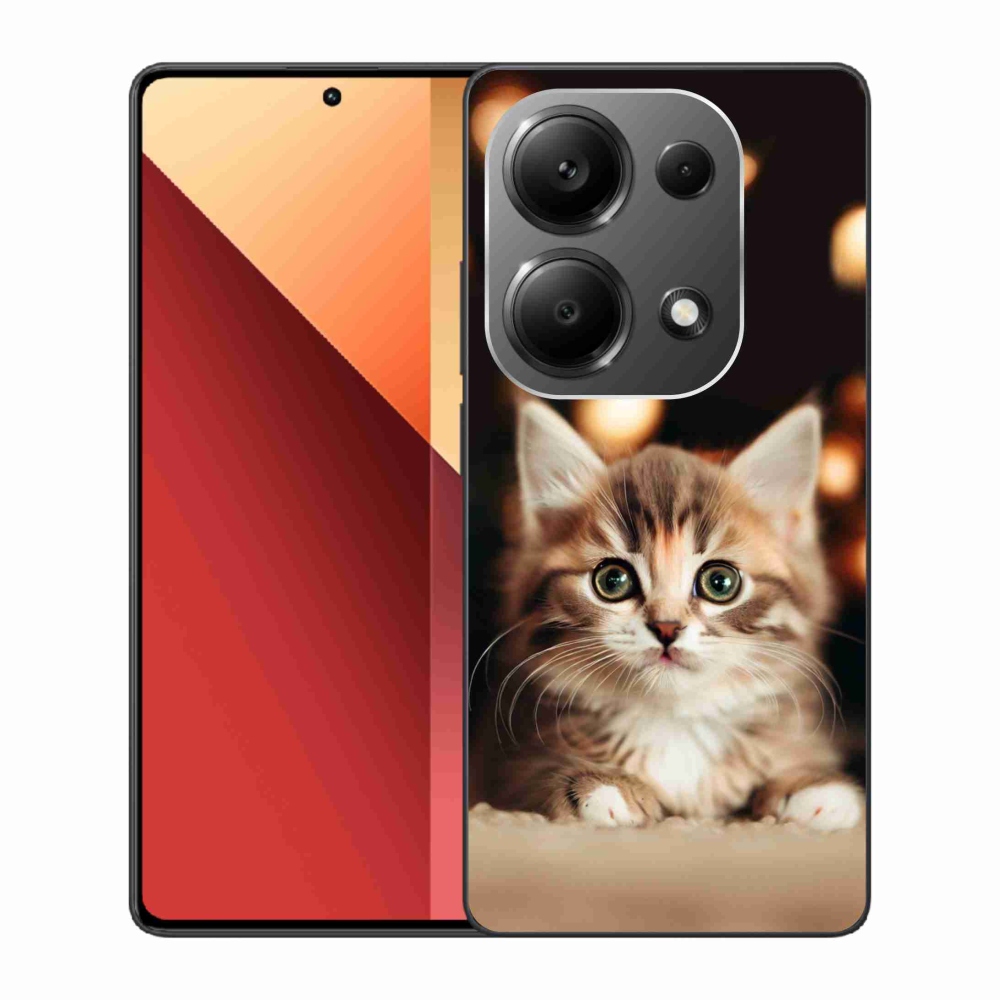 Gelový kryt mmCase na Xiaomi Redmi Note 13 Pro 4G/Poco M6 Pro - roztomilé kotě 2