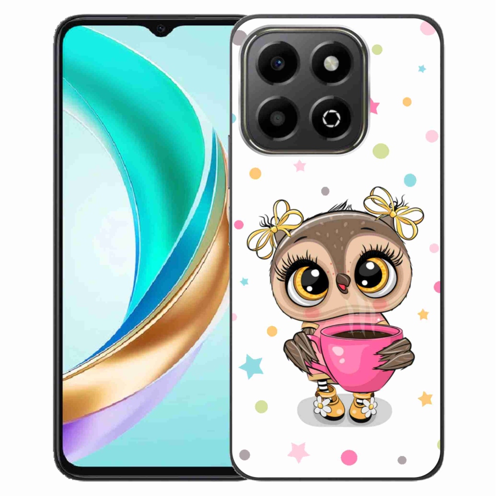 Gelový kryt mmCase na Honor X6b - kreslená sovička