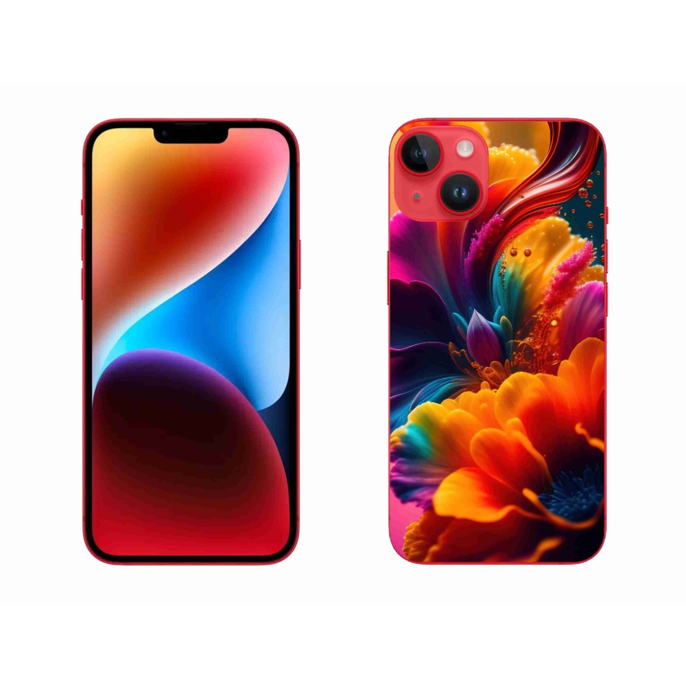 Gelový kryt mmCase na iPhone 14 Plus - abstraktní motiv 2