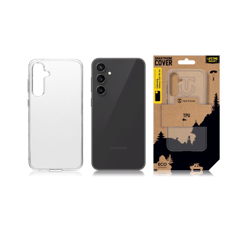 Tactical TPU Kryt pro Samsung Galaxy S23 FE 5G Transparent