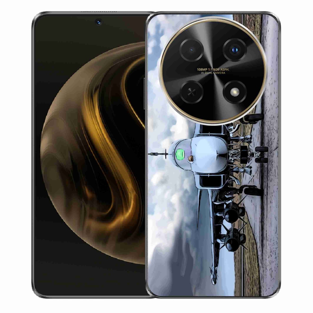 Gelový kryt mmCase na Huawei Nova 12i - vojenské letadlo