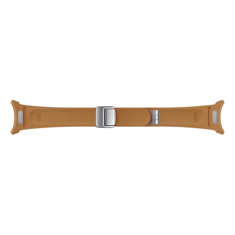 ET-SHR93SDE Samsung Galaxy Watch 6/6 Classic D-Buckle Kožený Řemínek (Vegan) S/M Camel