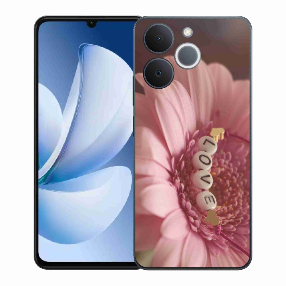 Gelový kryt mmCase na Realme Note 70T - přívěsek love
